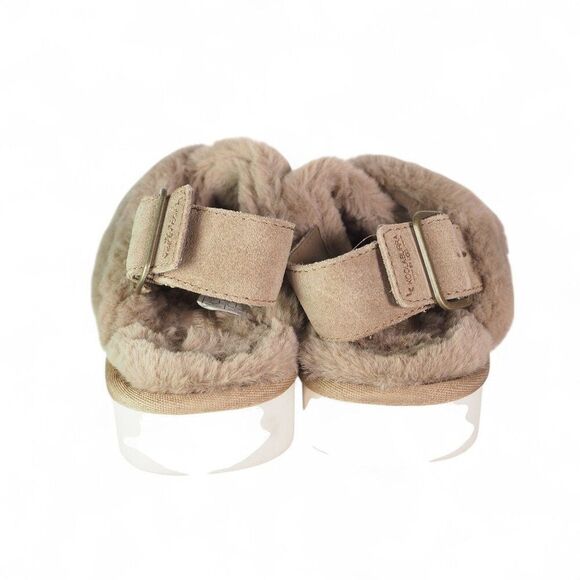 Koolaburra UGG Fuzz-ee Strappy Slipper Sandals 1117190 Amphora Taupe Women 7 - Picture 5 of 11